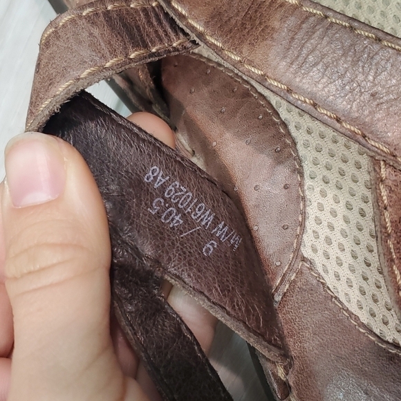 Born Women Comfort Leather Ankle Strap shoes sandals sz 9 - Picture 8 of 8